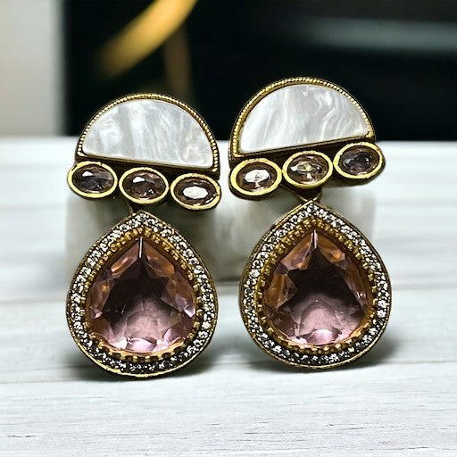 SS Roohani Raani Chain Pendant & Earrings Set