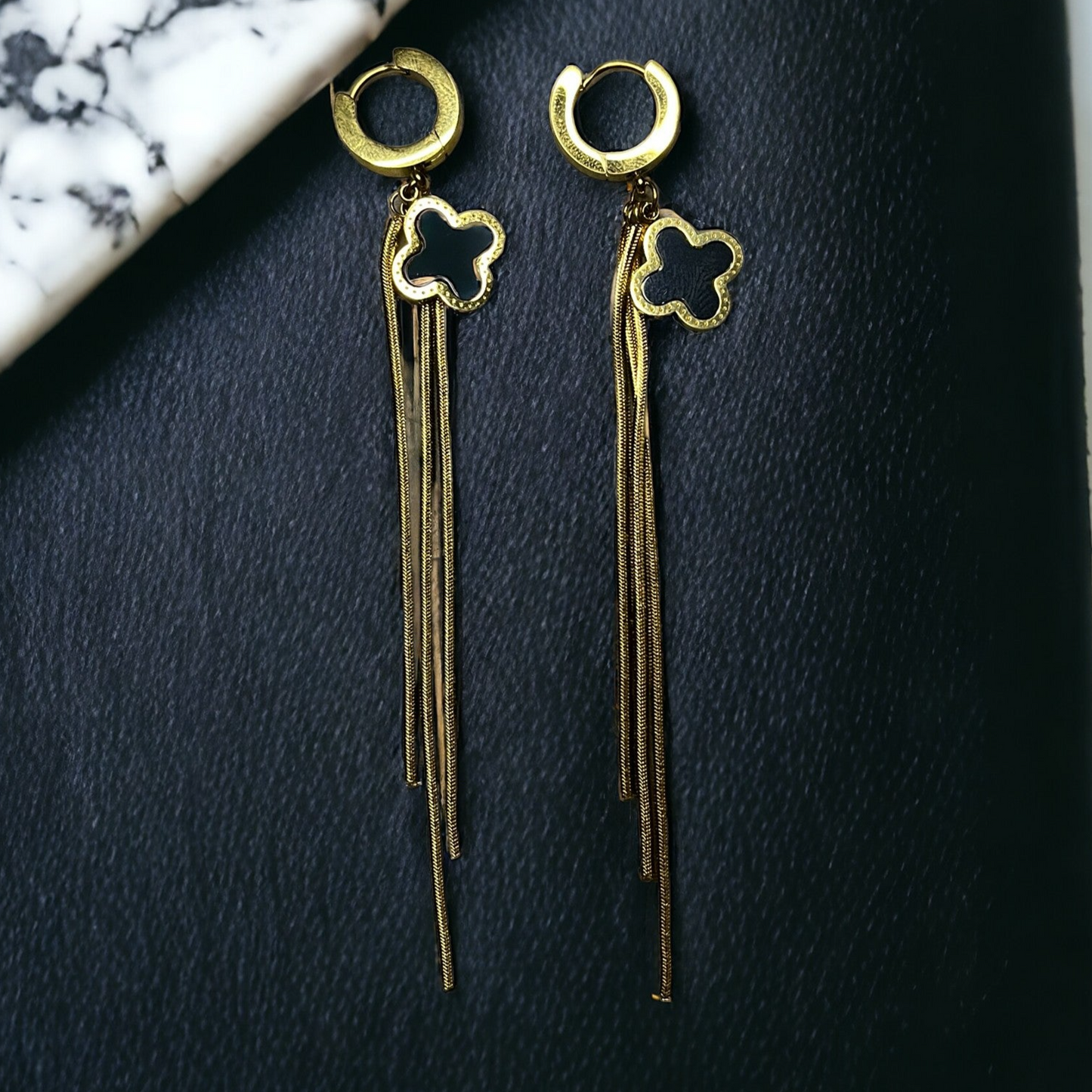 SS Flora Strings Bold Earrings