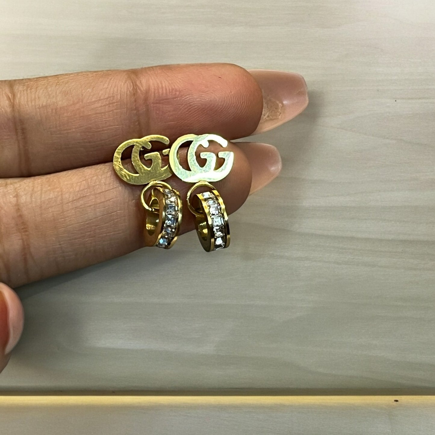 SS Brand Inspired GG Earrings