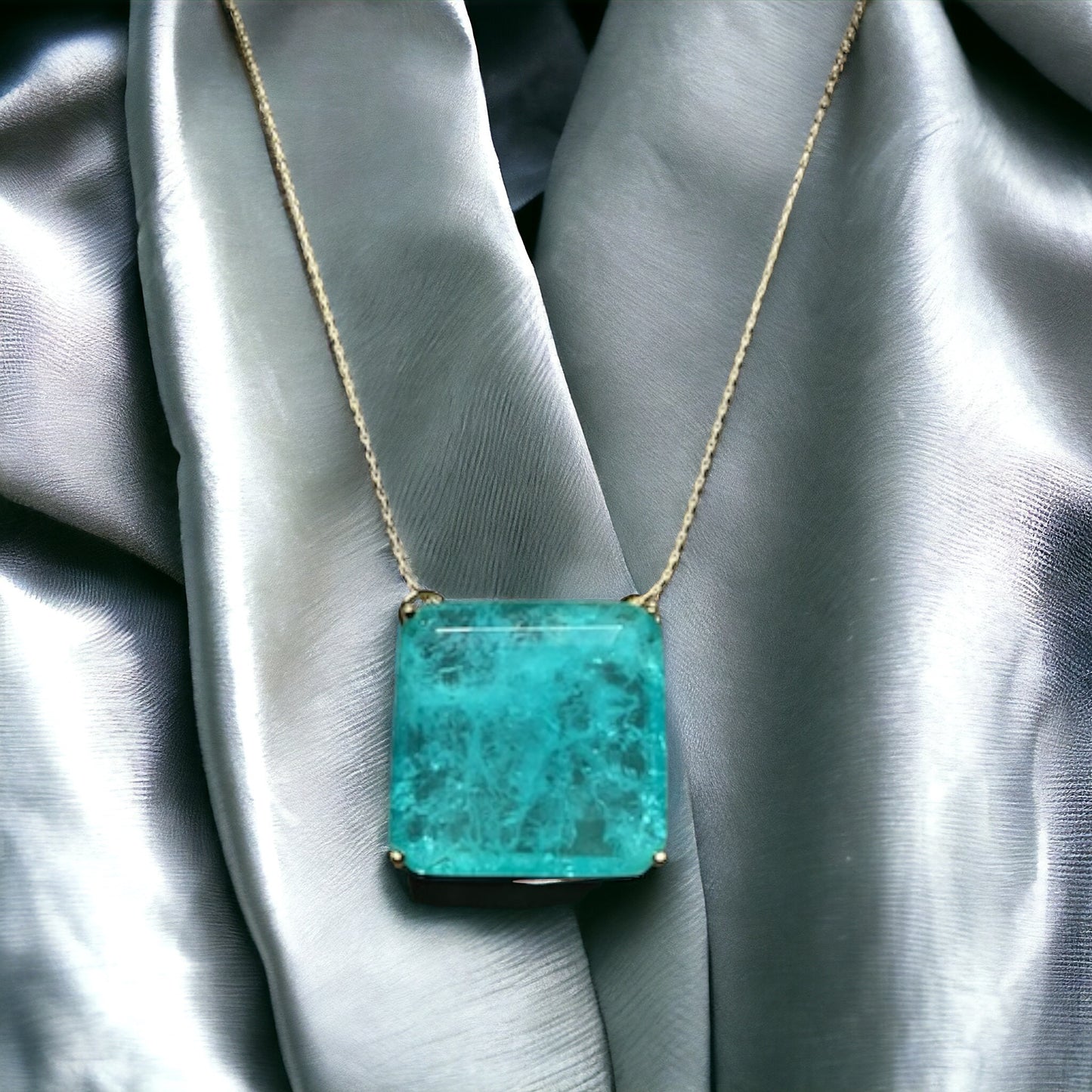 SS Ocean's Elegance Pendant Necklace