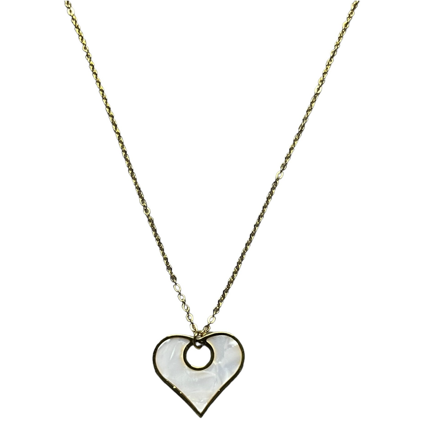 SS Heartfelt Harmony: Pendant & Chain Set