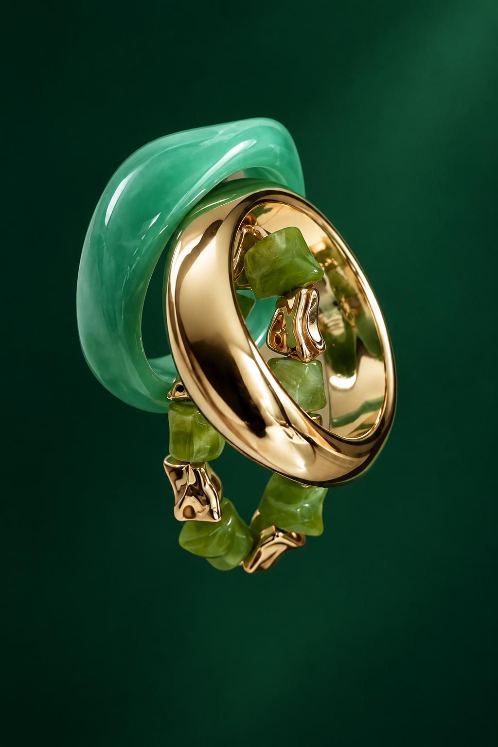 Aqua Muse Bangle Stack