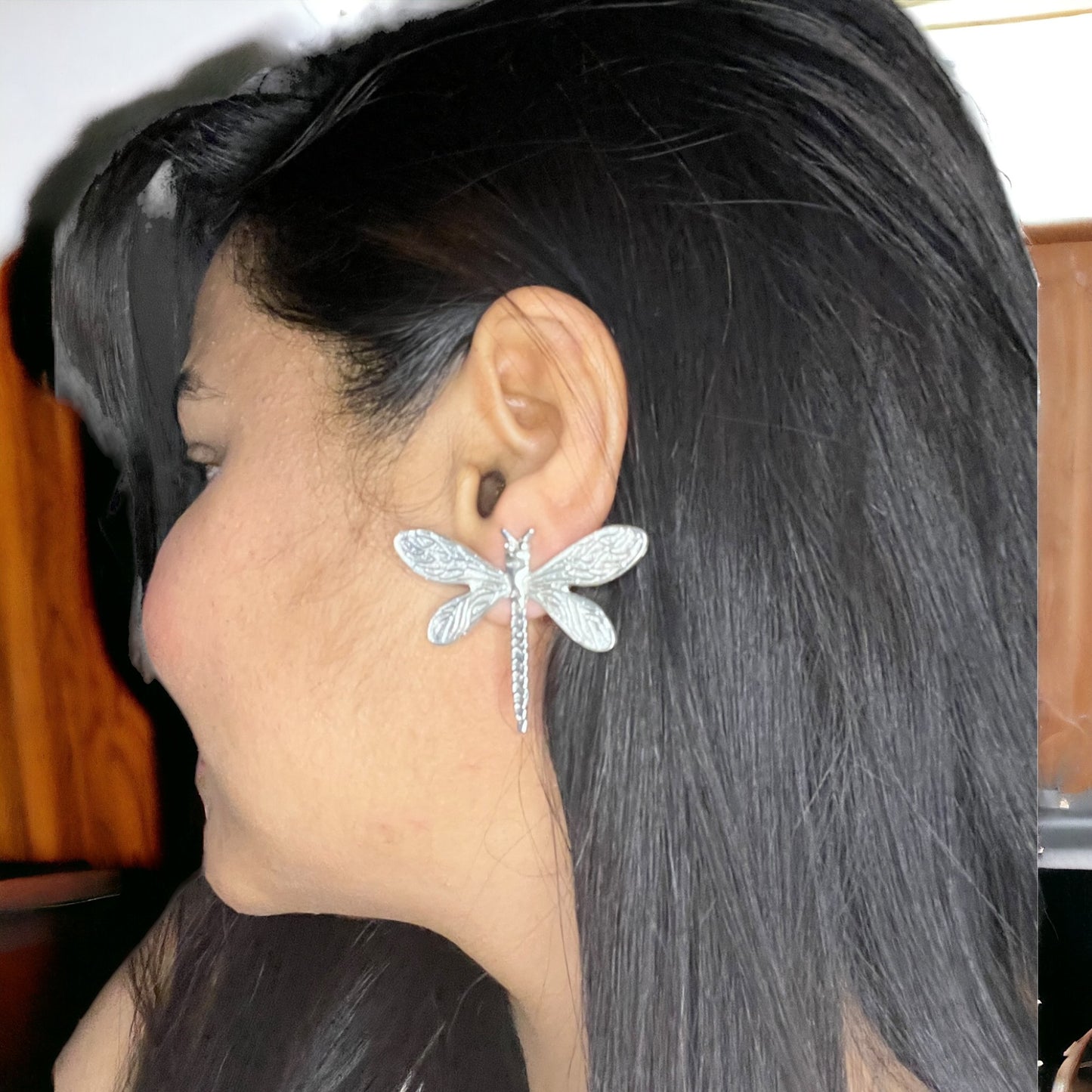 SS Silver Flutter Earrings