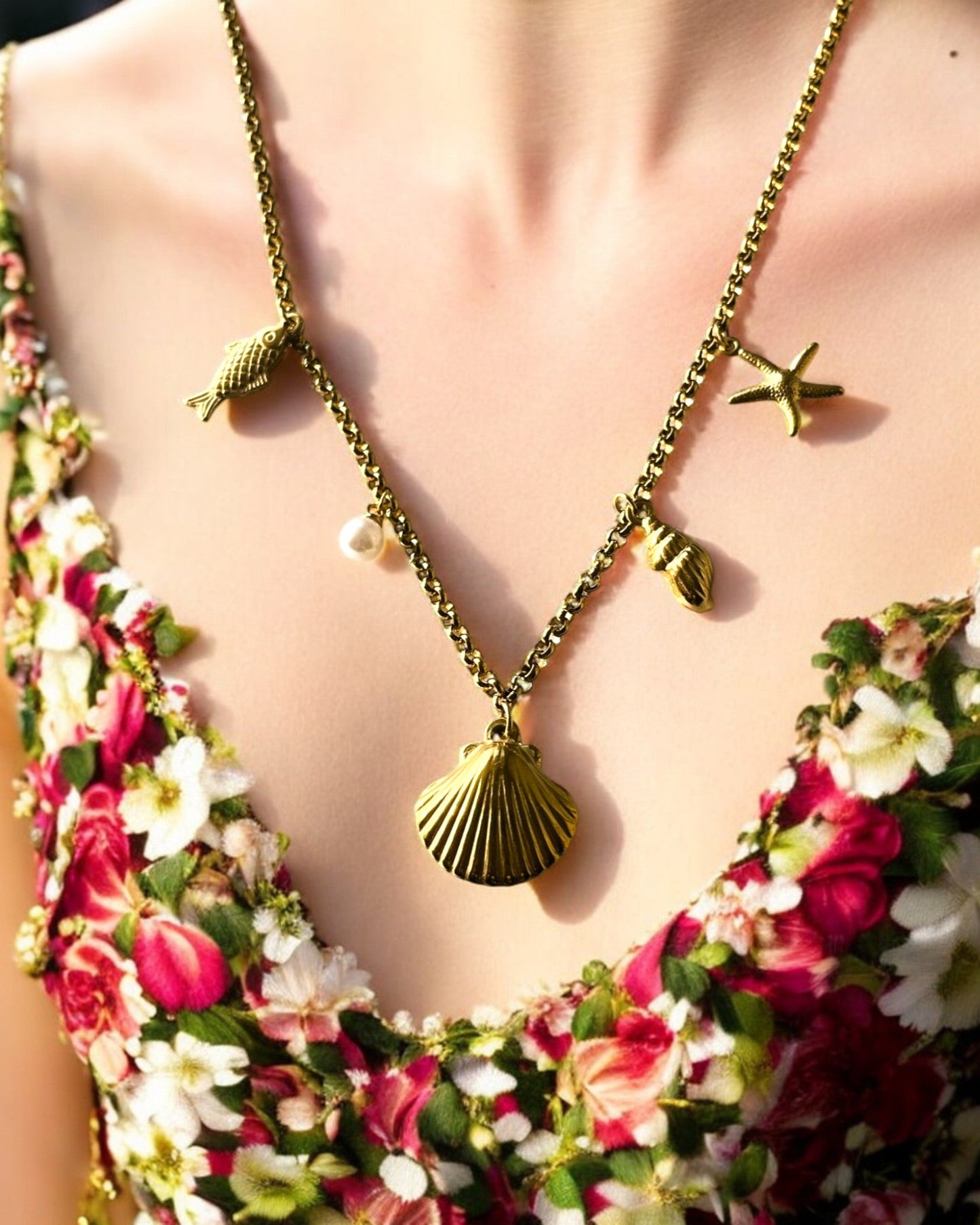 18K Gold Plated Serene Necklace