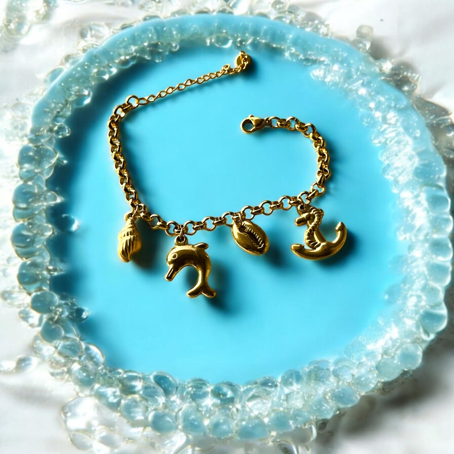 18K Tidal Treasures Charm Bracelet