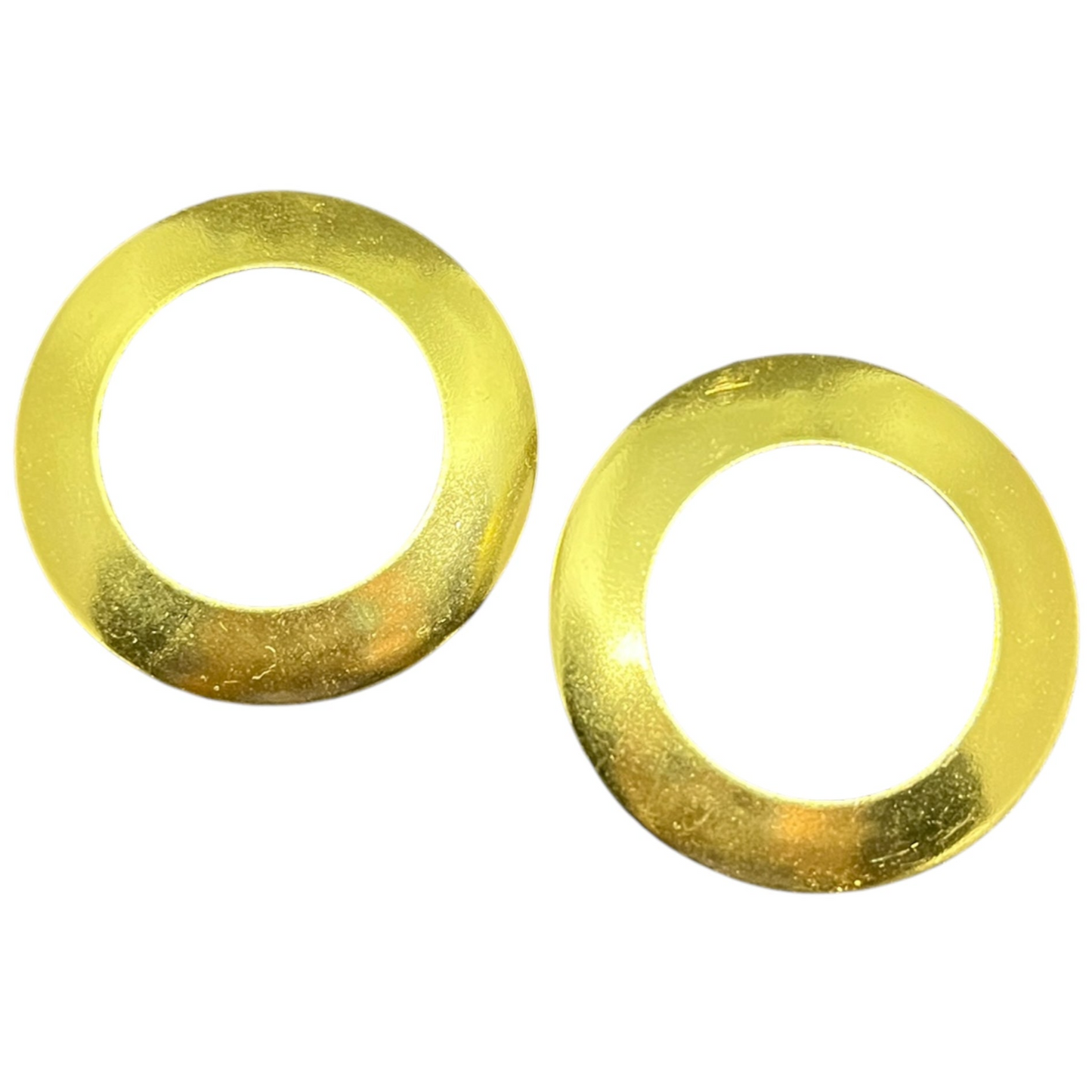 SS Golden Hollow Earrings