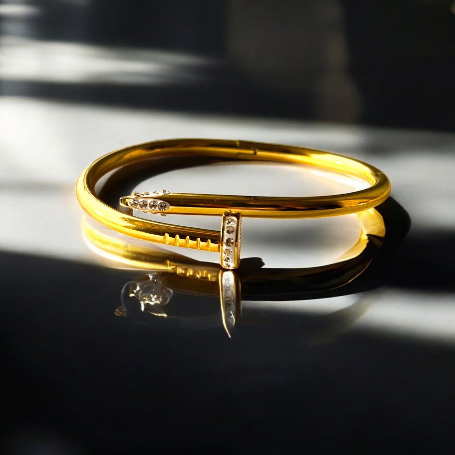 18K Gold Plated Zyrah Duet Bracelet