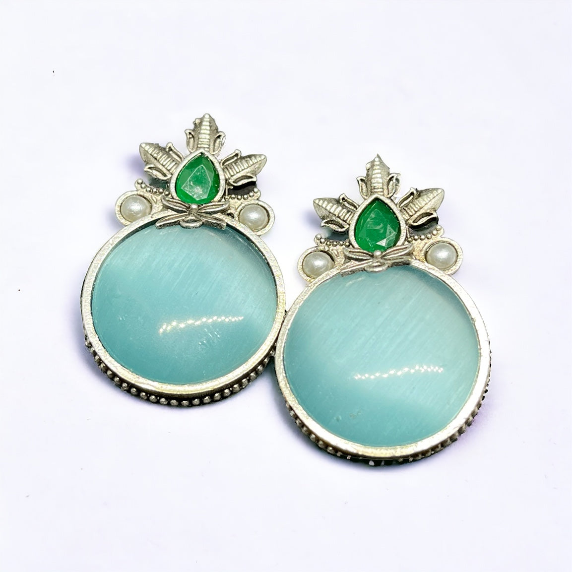 SS Ocean Circlet Brass Earrings