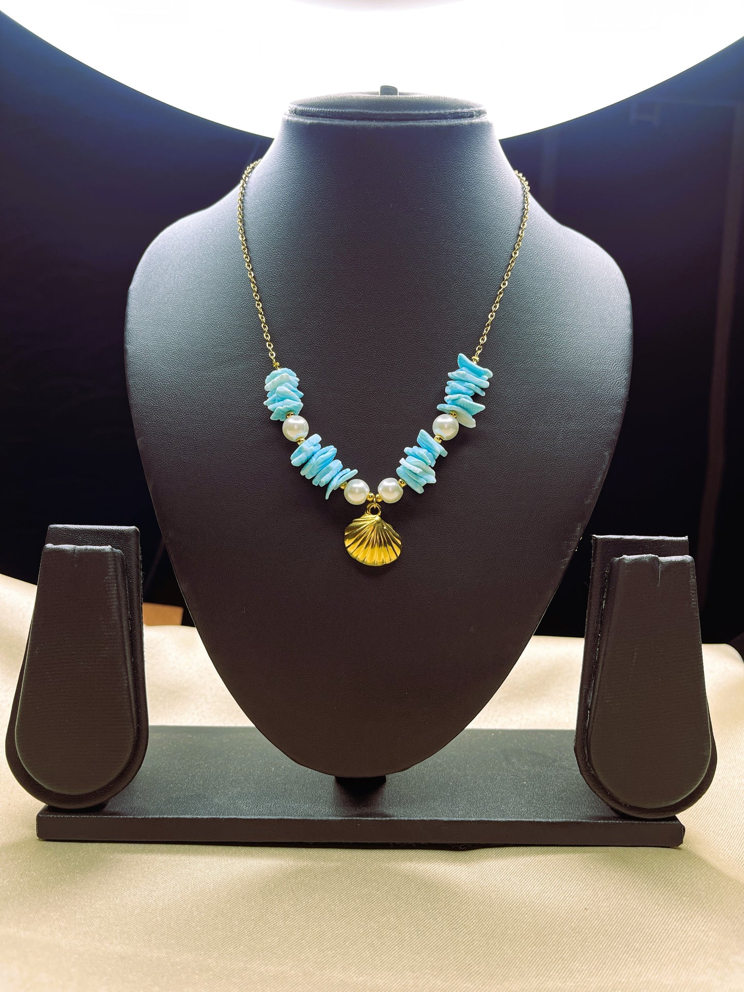Aurelia Seashell 18K Gold Plated Necklace