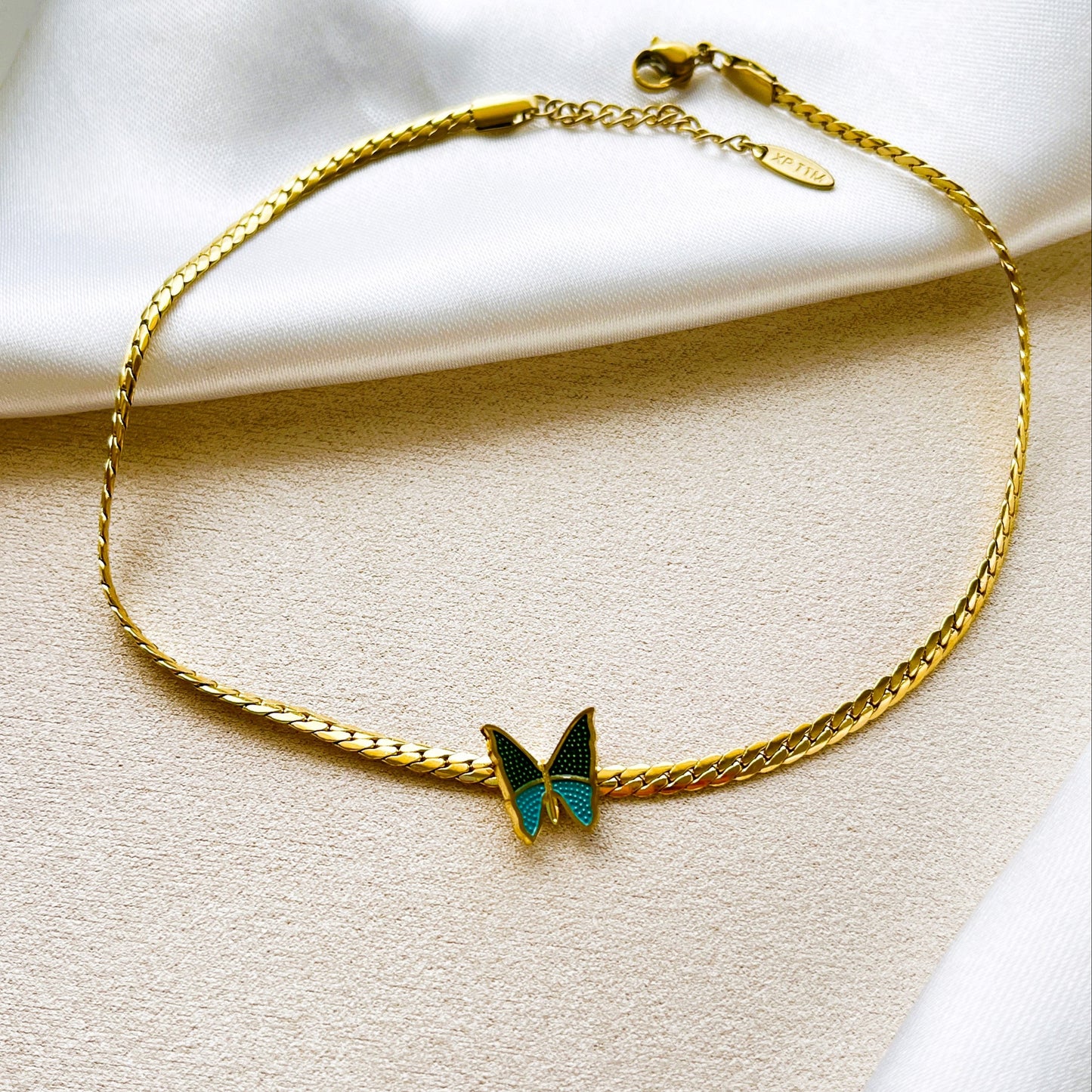 Golden Flutter Anklet
