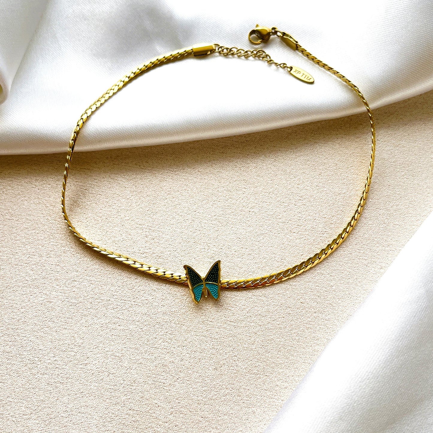 Golden Flutter Anklet
