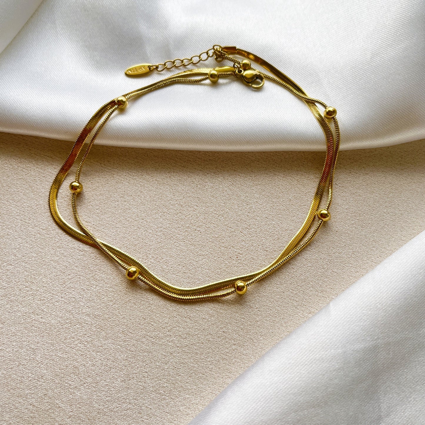 Sleek Stack Anklet
