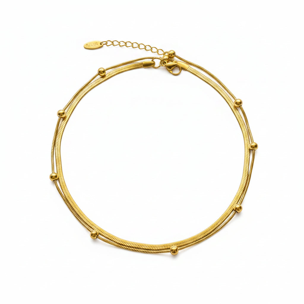 Sleek Stack Anklet