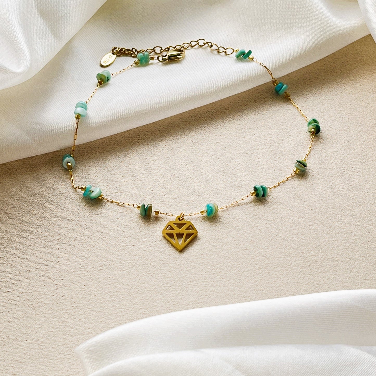 Ocean Diamond Anklet