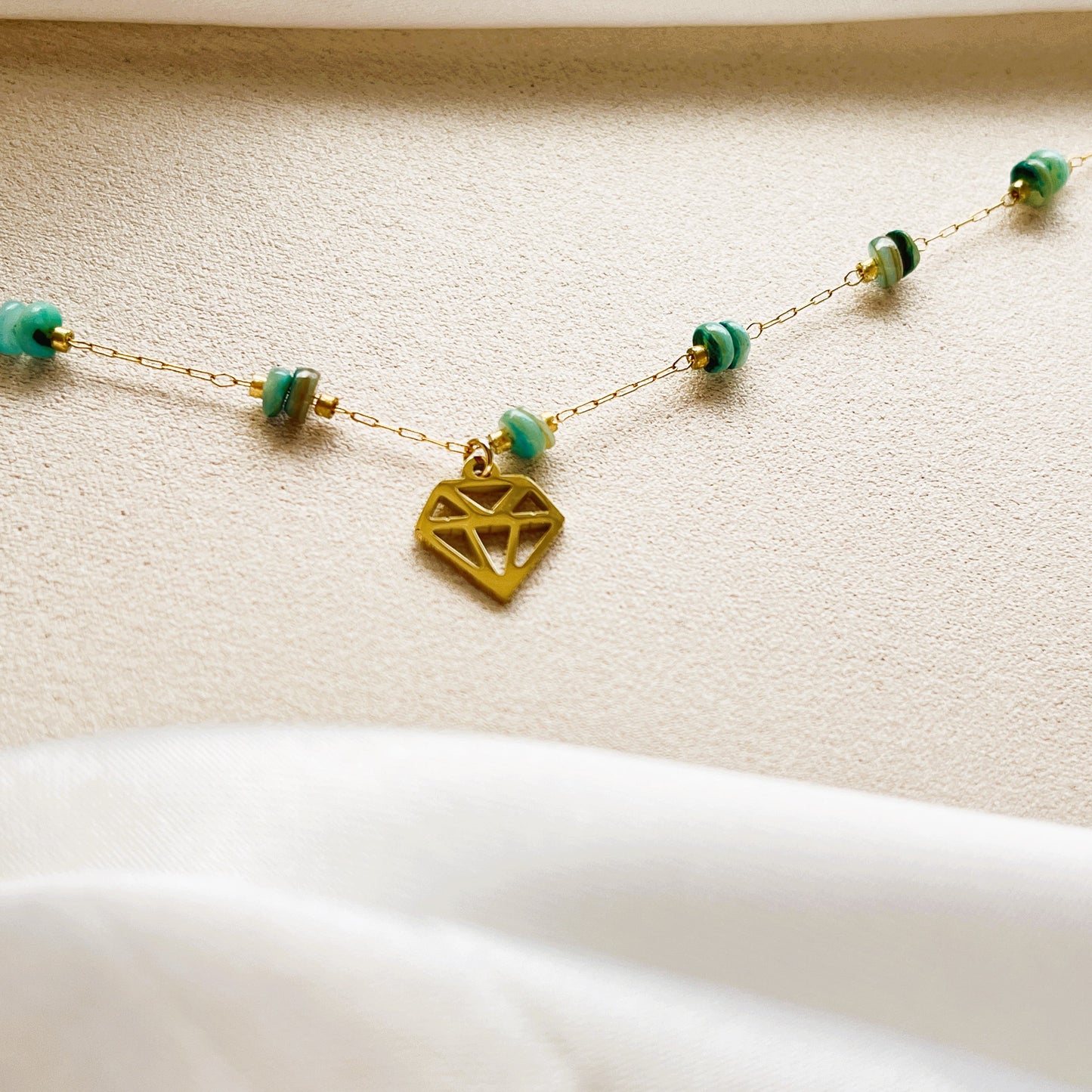 Ocean Diamond Anklet