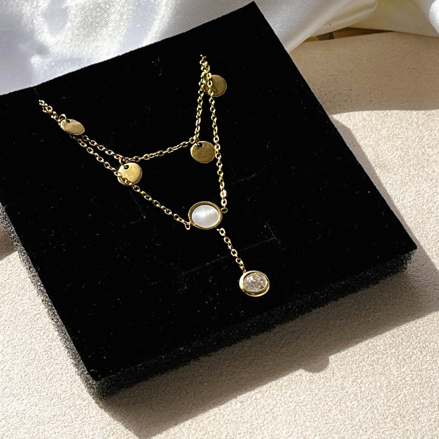 Double Layer Golden Glow Anklet