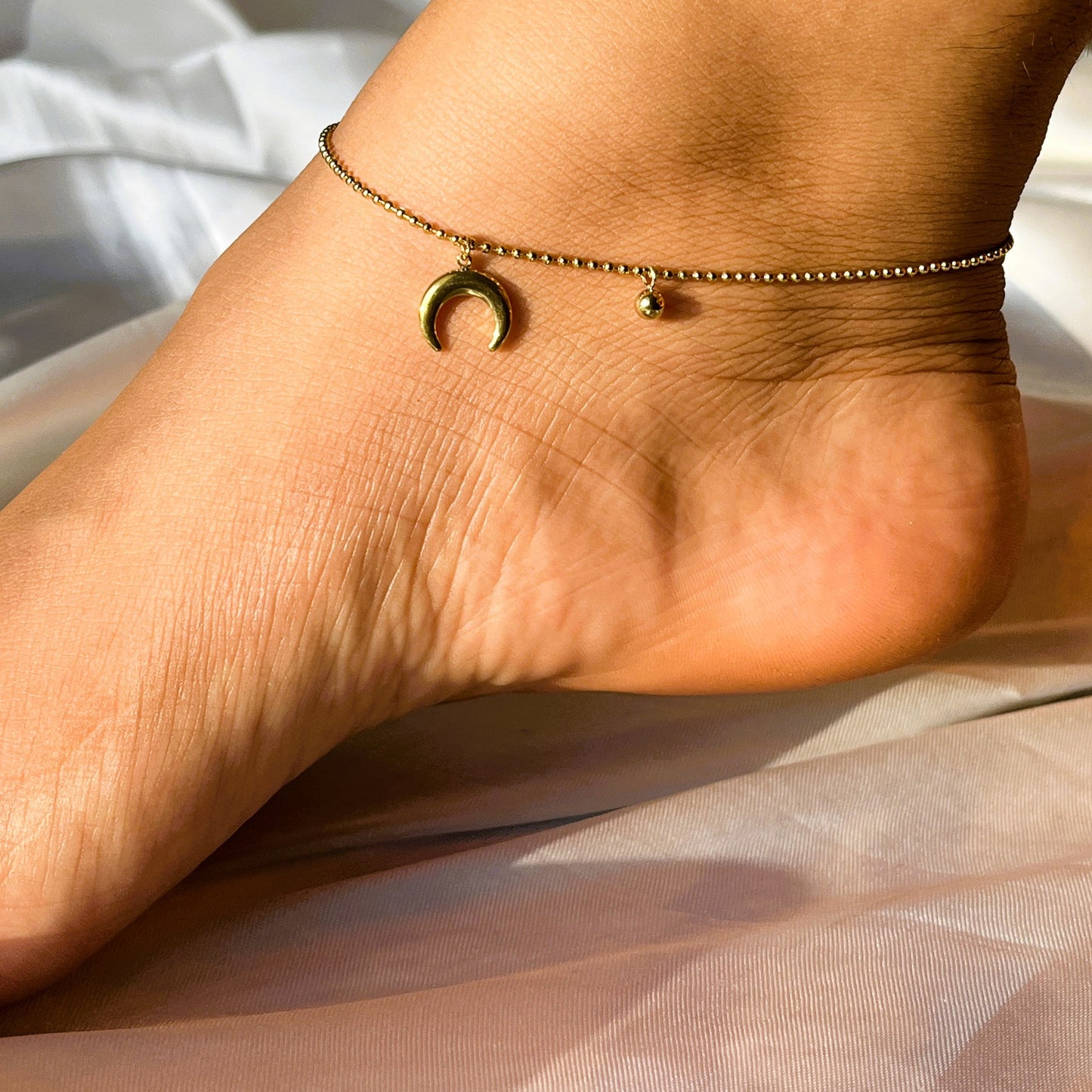Moon Star Sleek Anklet