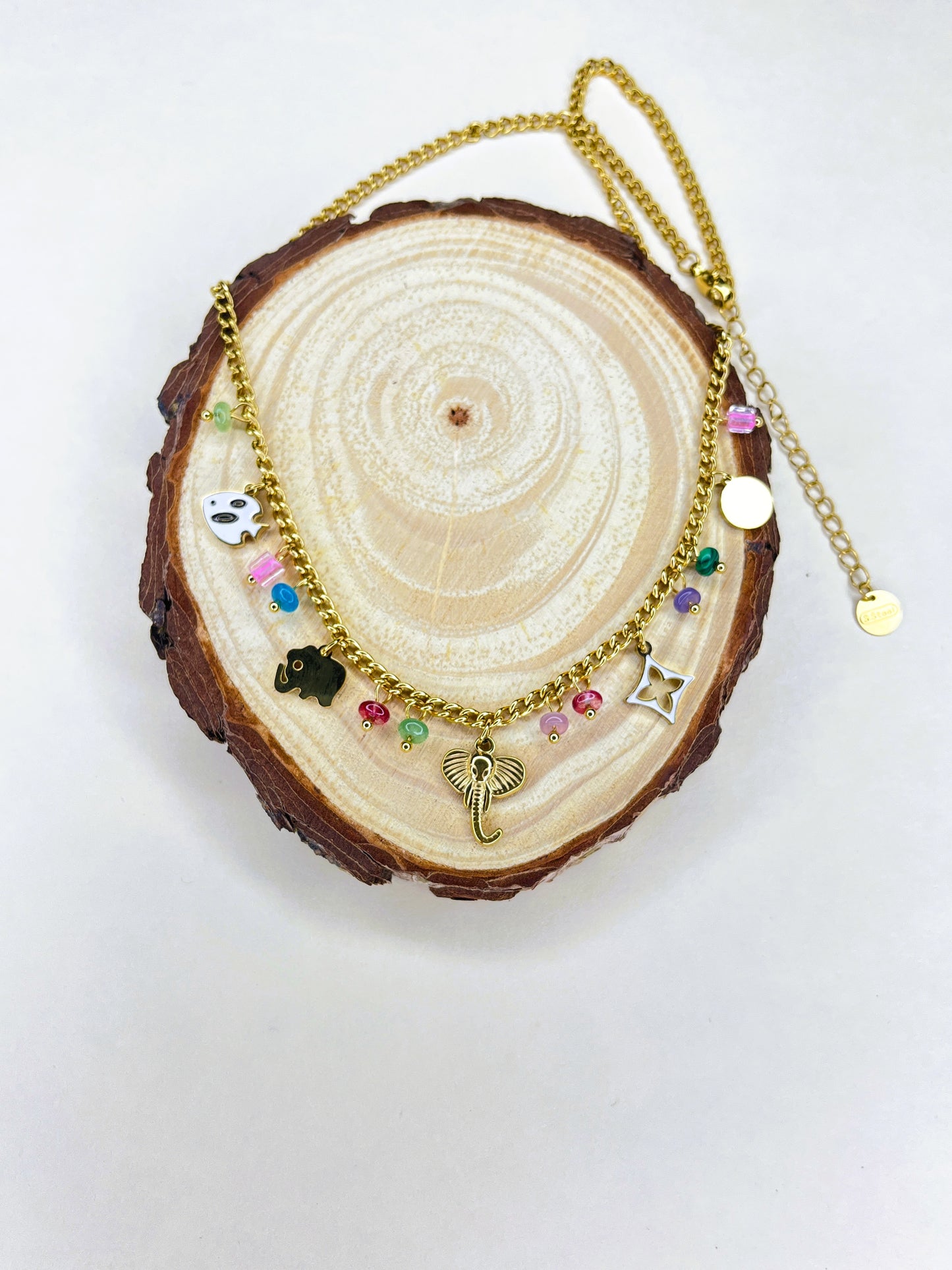 Royal Whispers Charm Necklace