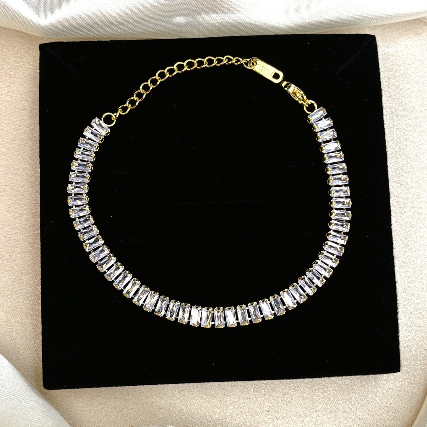 Stella Beam Tennis 18K Gold Plated Chain Bracelet