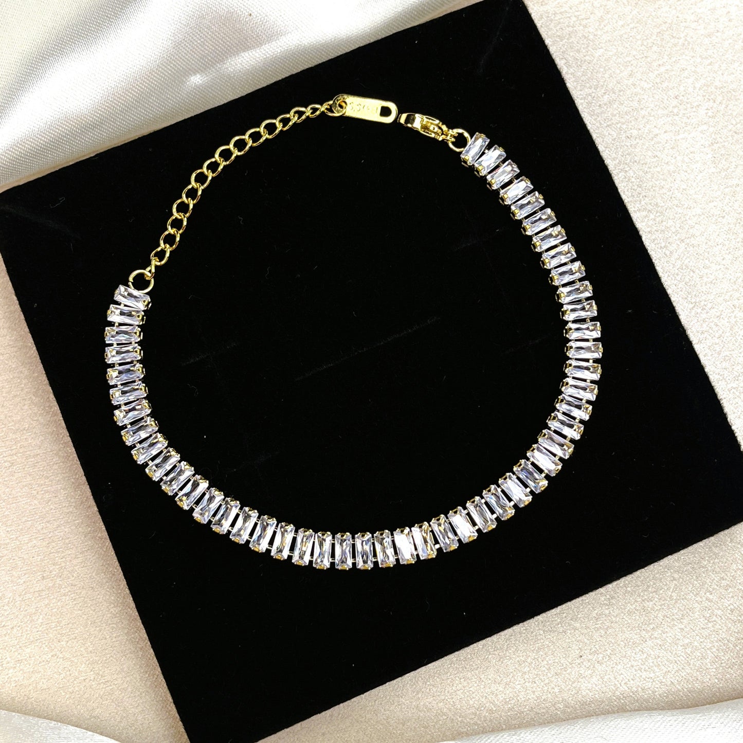Stella Beam Tennis 18K Gold Plated Chain Bracelet