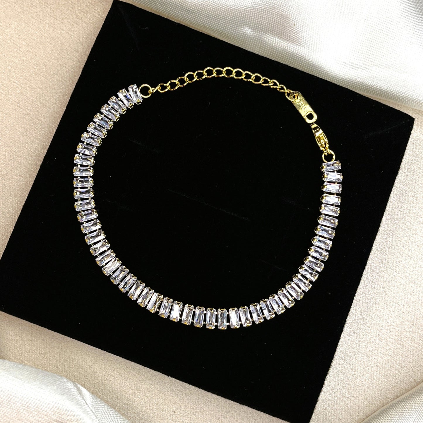Stella Beam Tennis 18K Gold Plated Chain Bracelet
