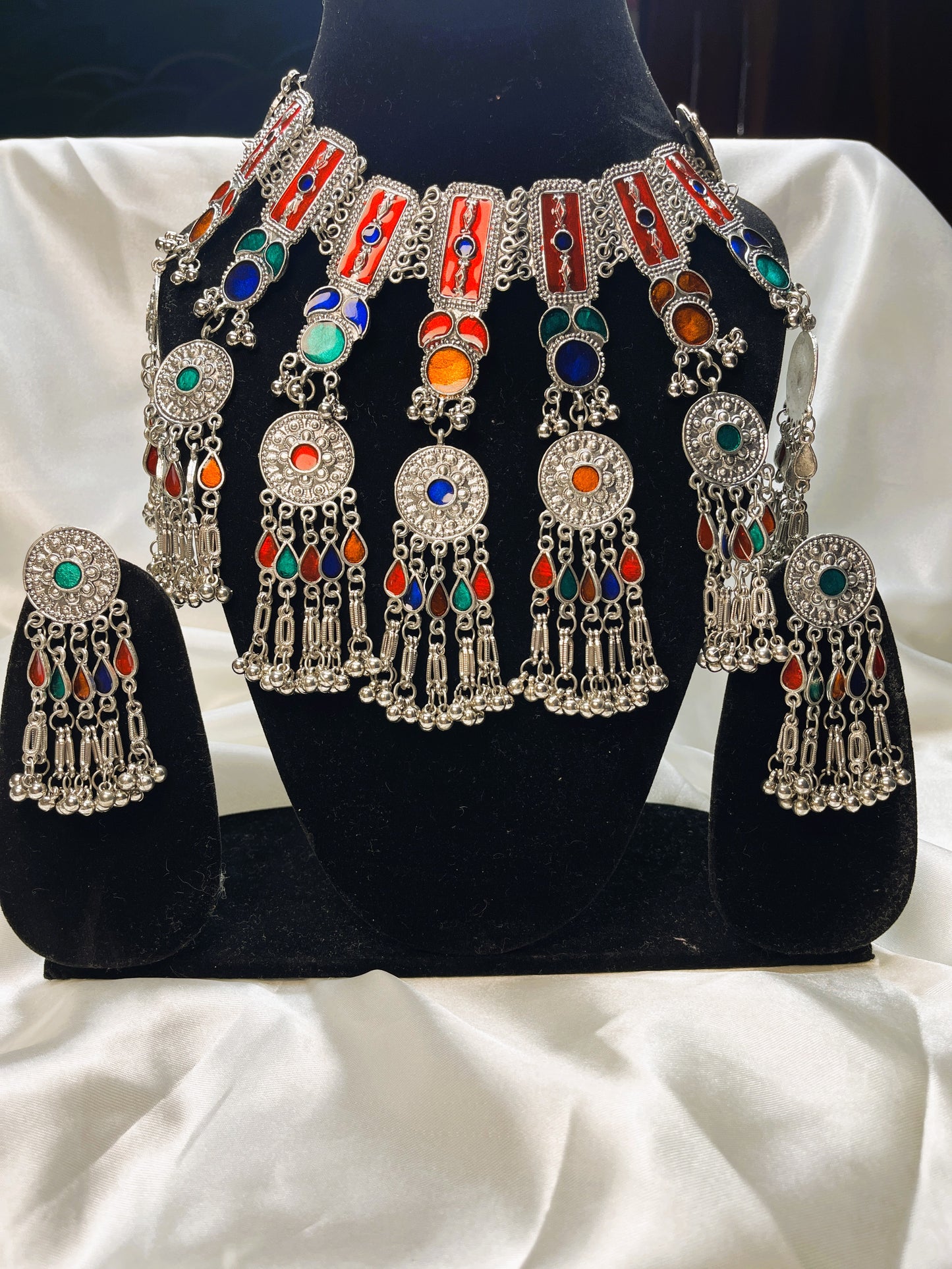 Rajeshwari Oxidised Necklace Set