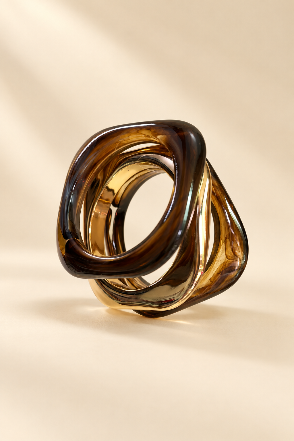 Mocha Glow Bangle Stack
