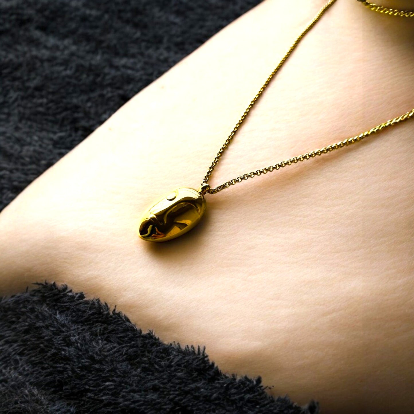18K Elysian Face Necklace