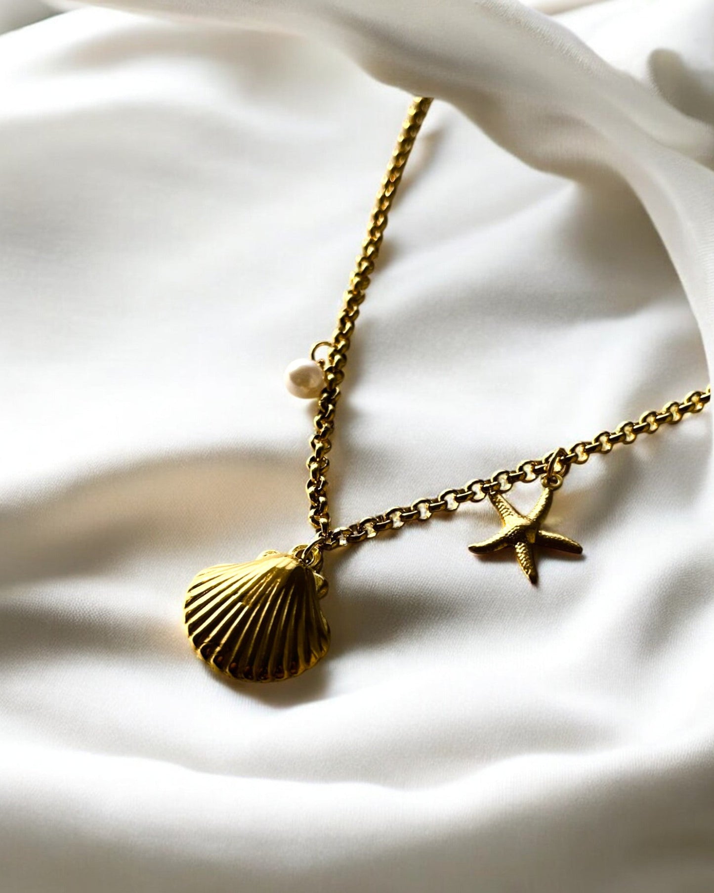18K Gold Plated Seabreeze Glow Necklace