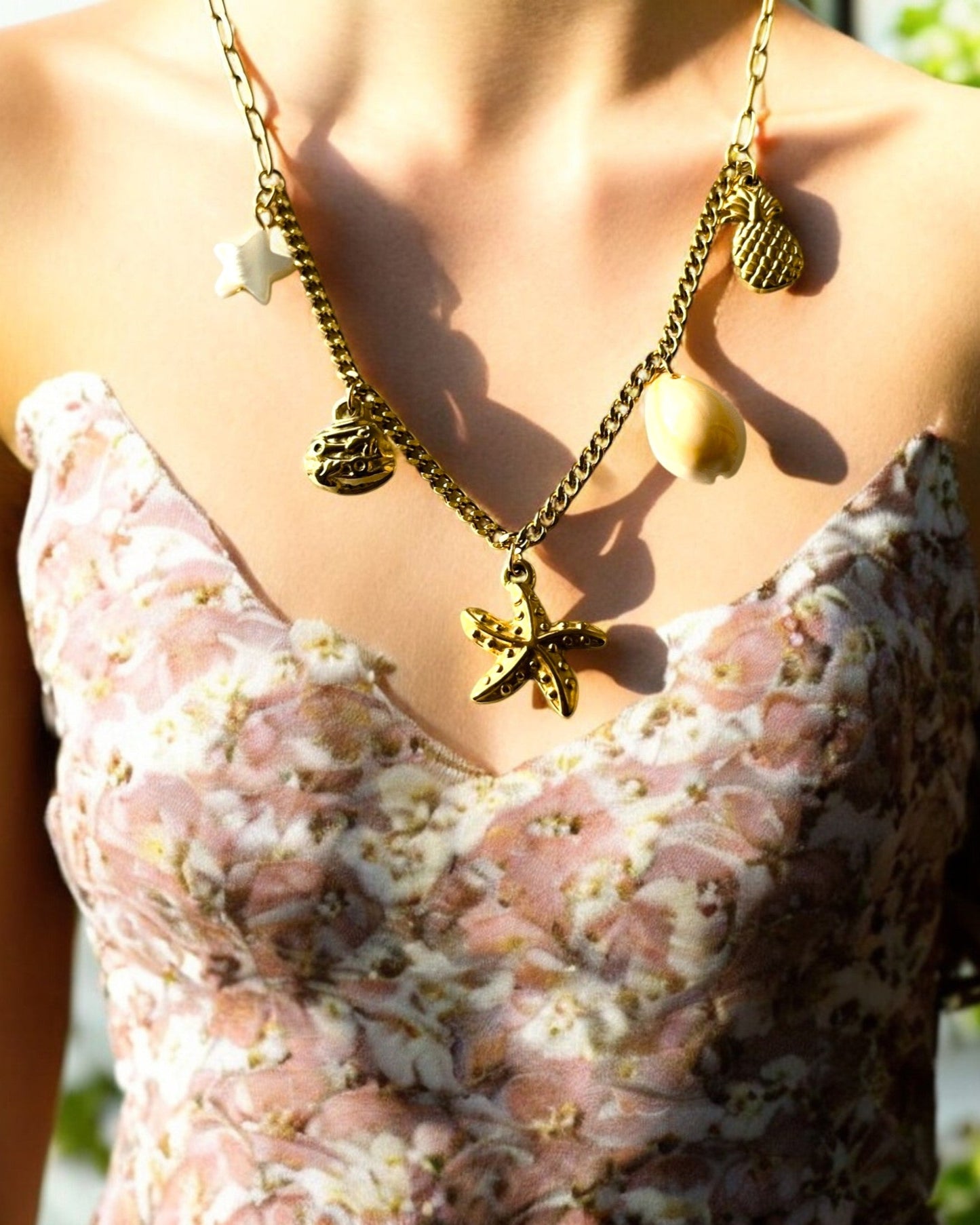 18K Gold Plated Shoreline Grace Necklace