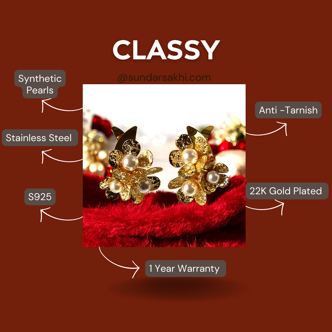 Full Coverage Flora Earrings