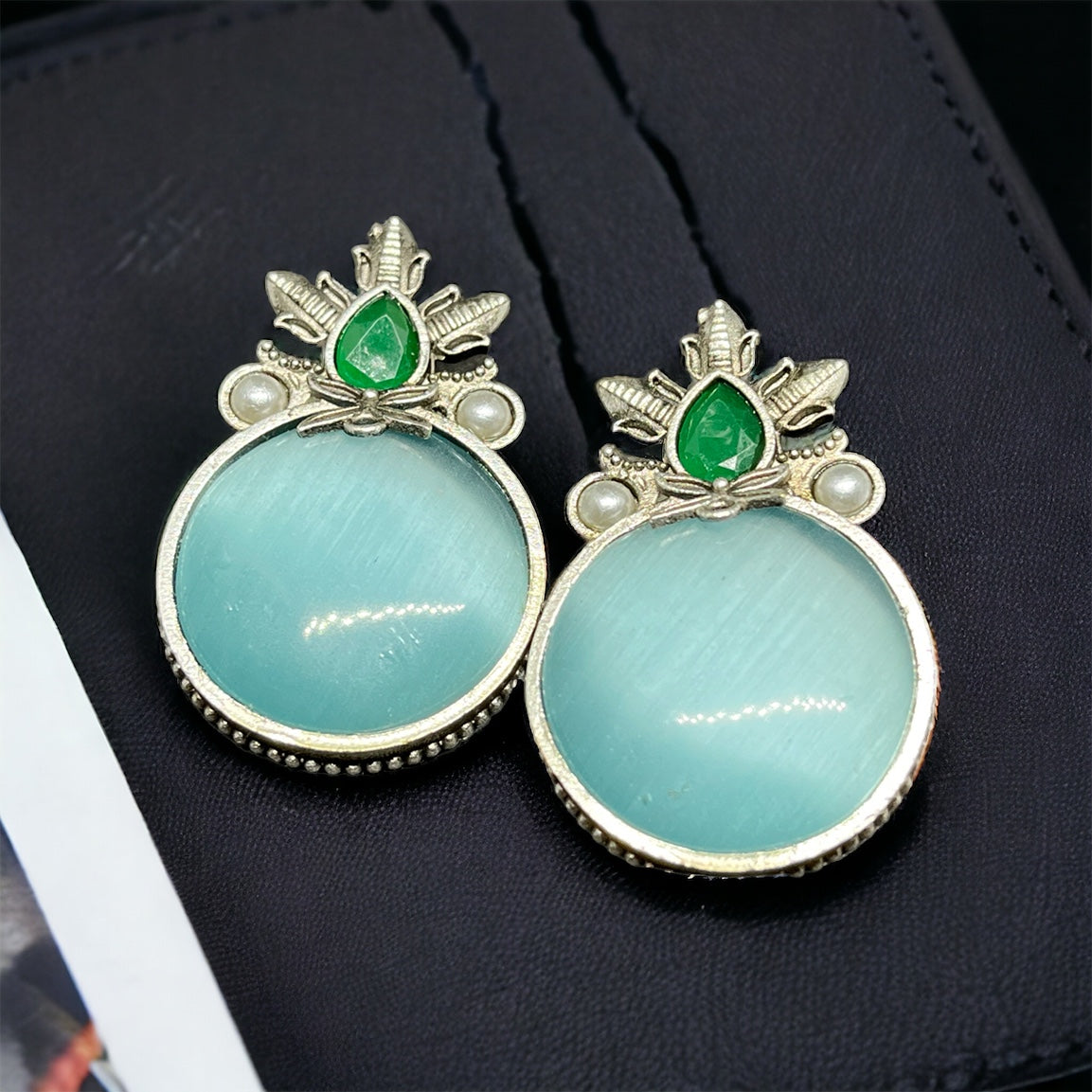 SS Ocean Circlet Brass Earrings
