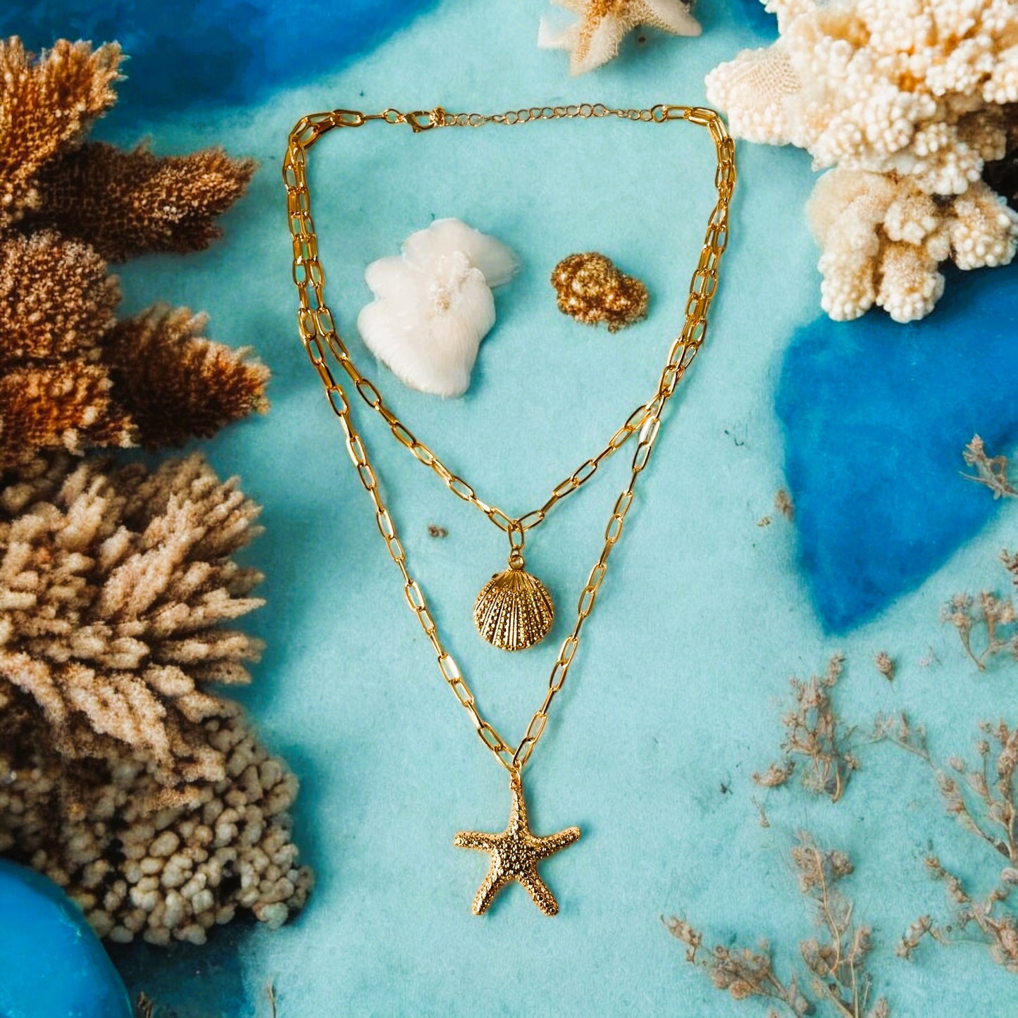 Shell & Star Duo Necklace