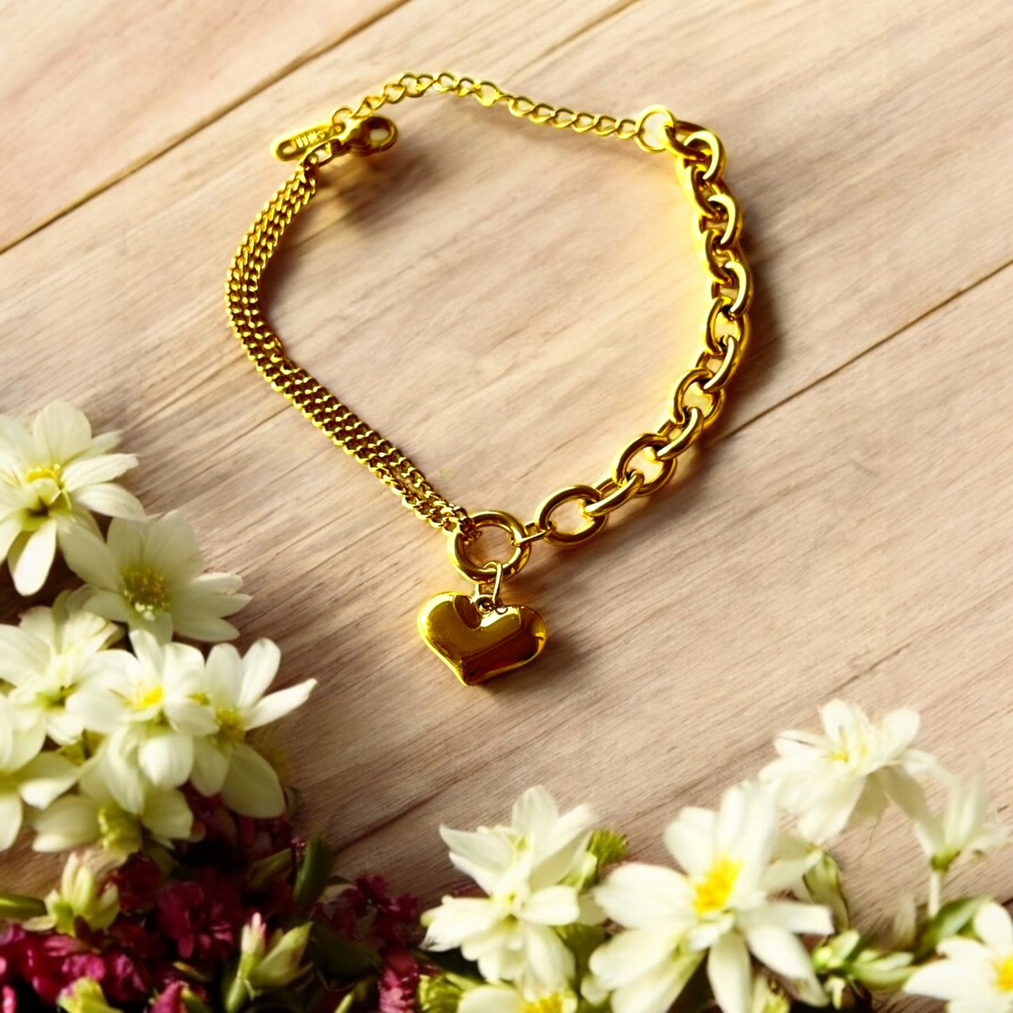 18K Linked in Love Bracelet