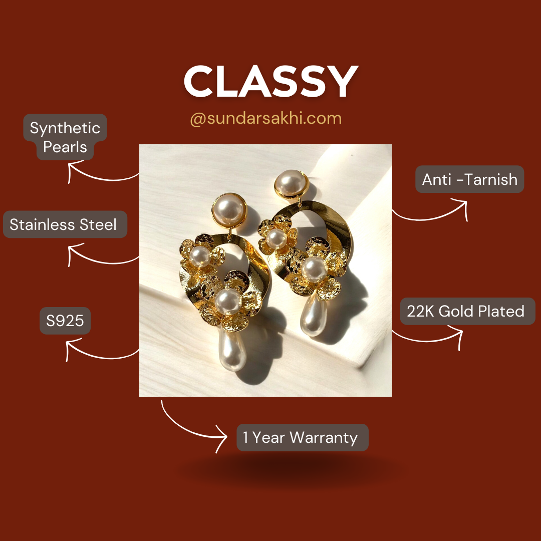 Flora Eternal Loop Earrings