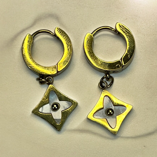 SS Brand Inspired Star Hoops