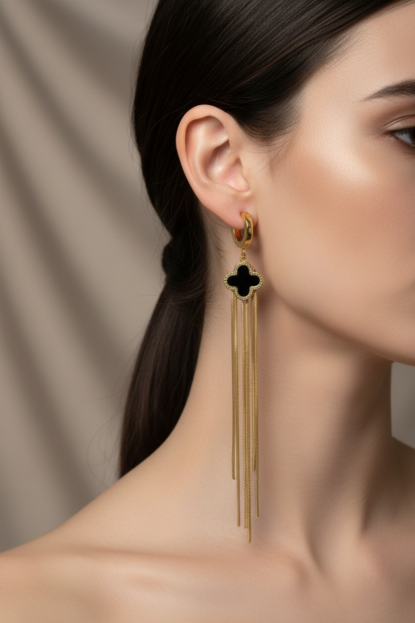 SS Flora Strings Bold Earrings