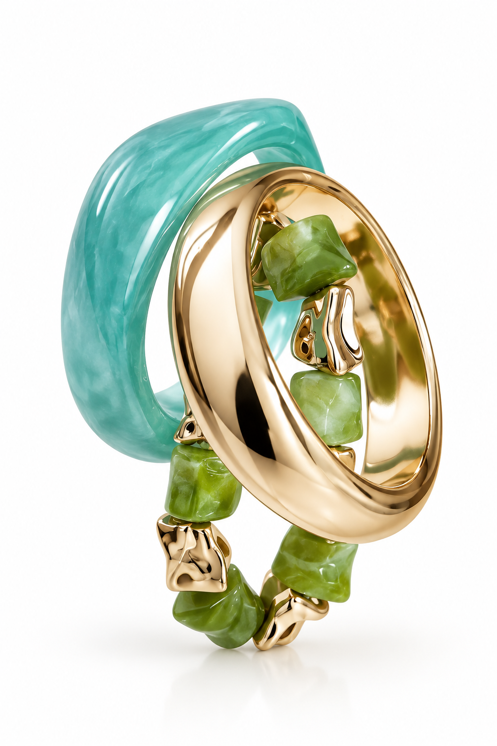 Aqua Muse Bangle Stack