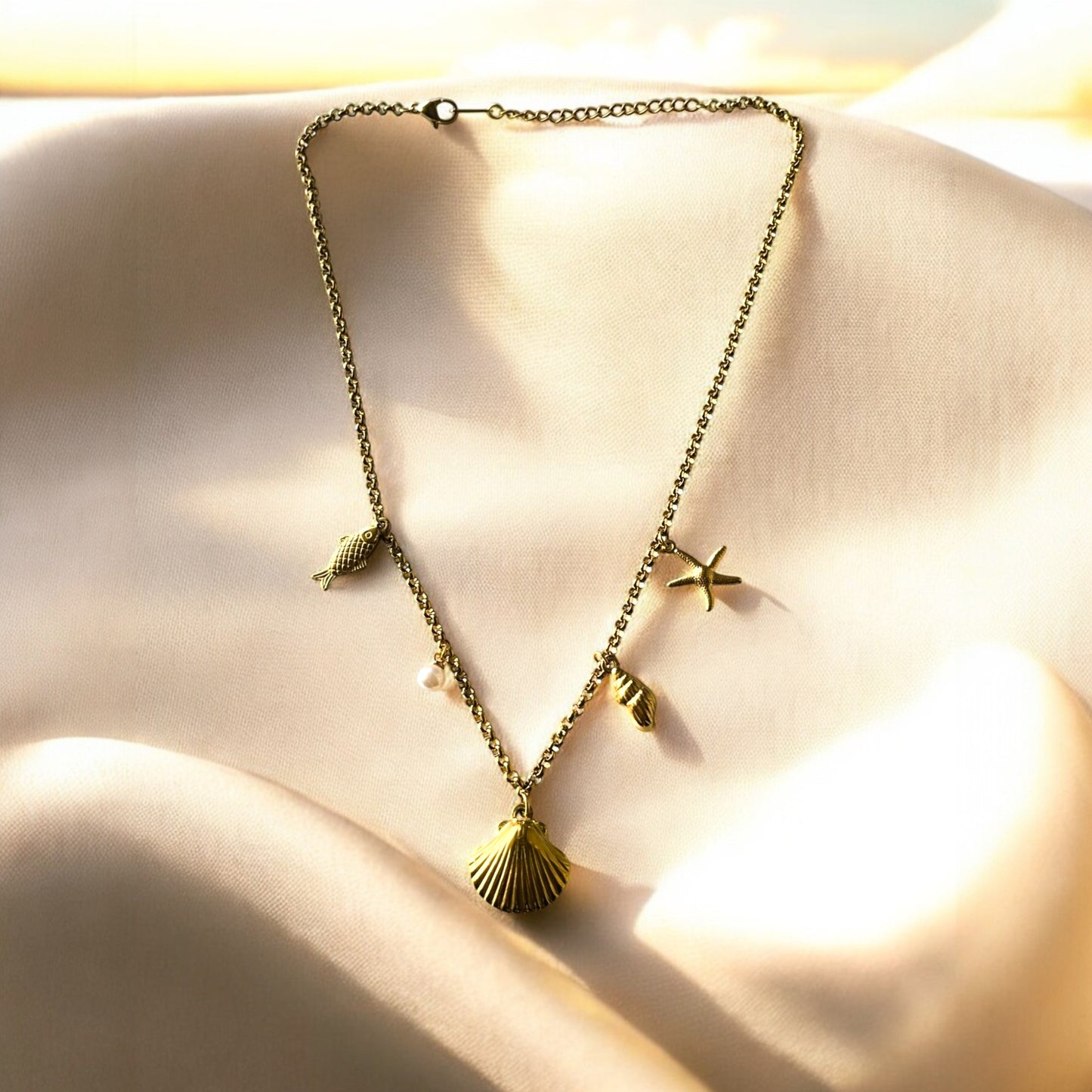 18K Gold Plated Serene Necklace