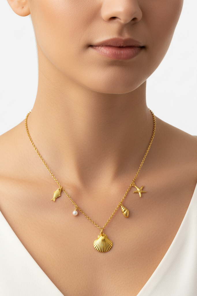 18K Gold Plated Serene Necklace