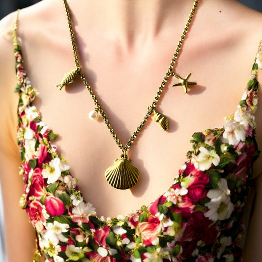 18K Gold Plated Serene Necklace