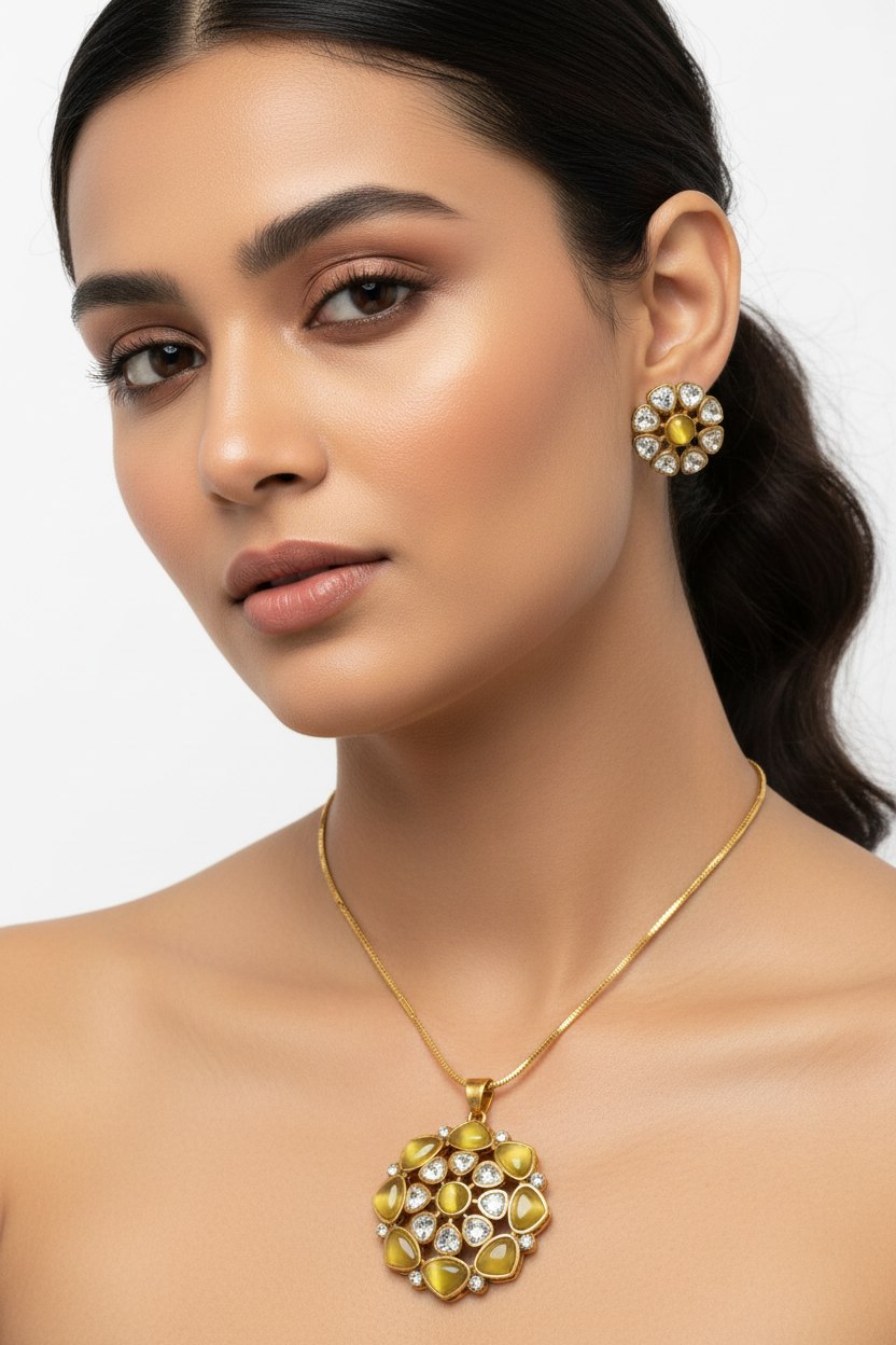 Blush Bloom Necklace Set
