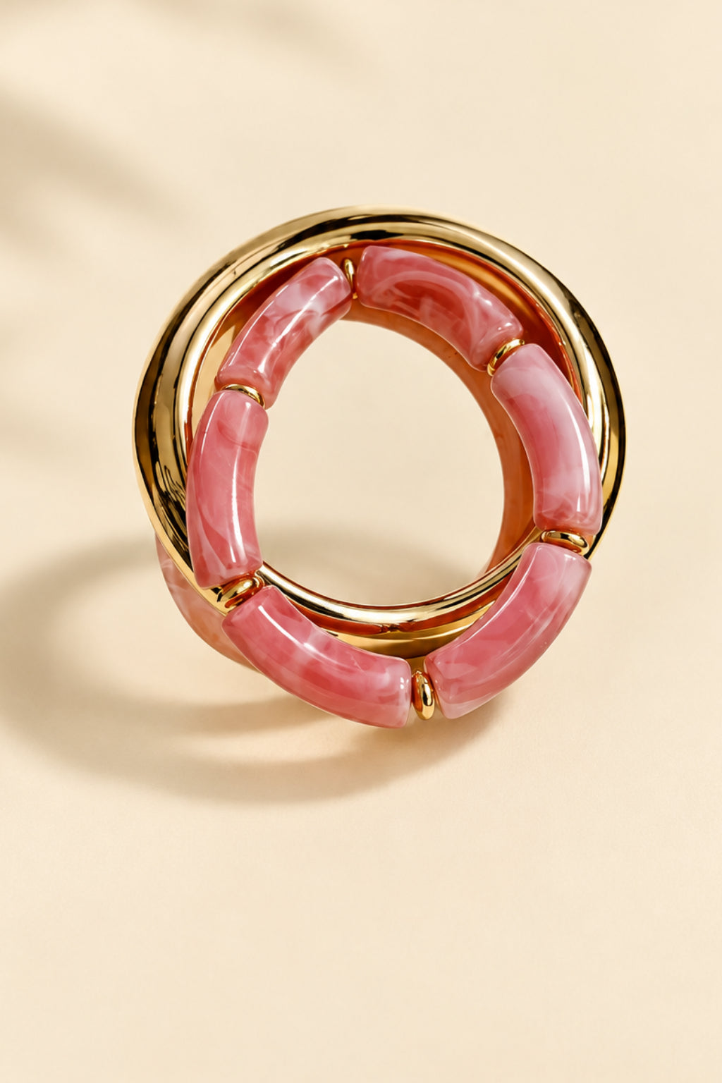 Pink Pop Three Bangles Stack