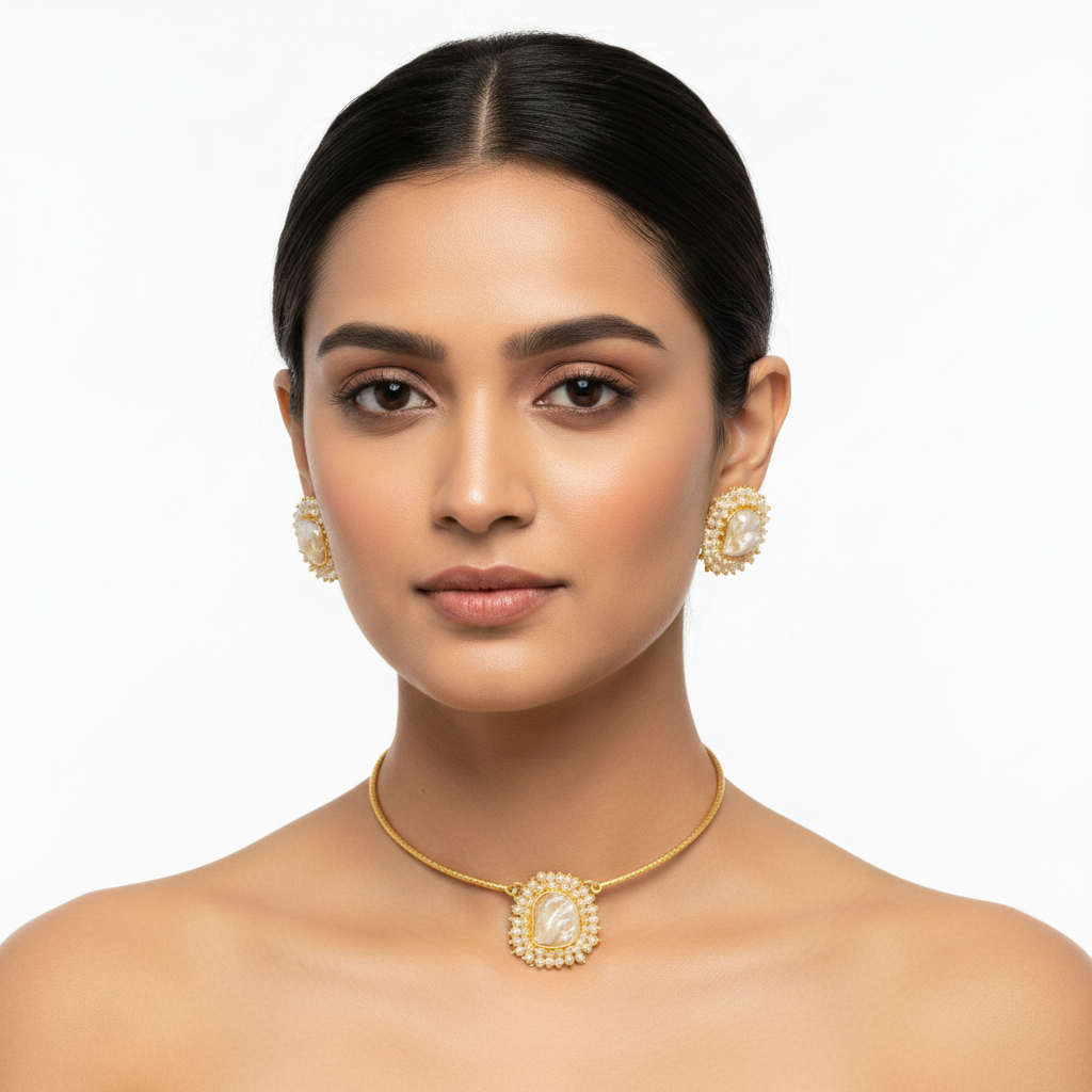 SS Pearl Necklace.