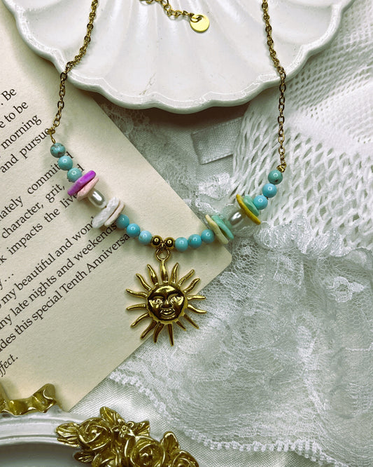 Aurelia Sun 18K Gold Plated Necklace