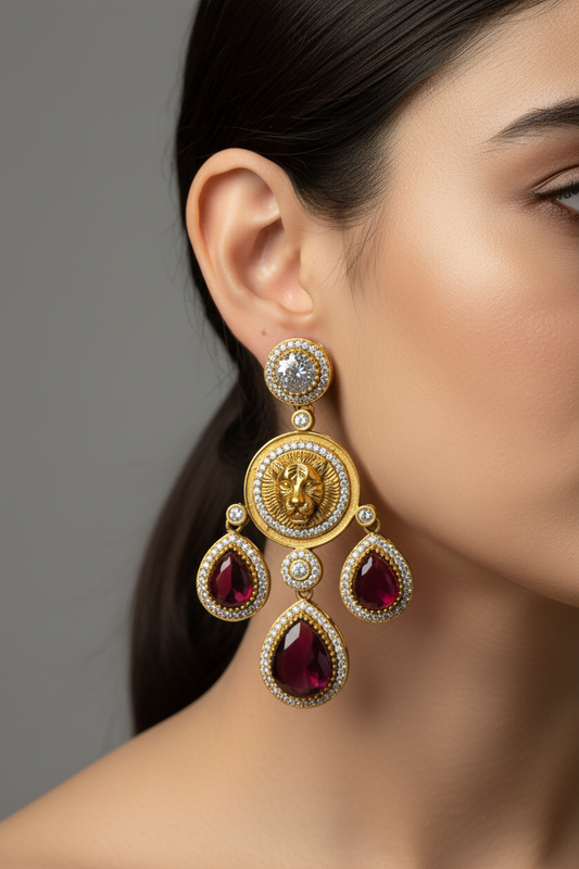 SS Regal Roar Earrings