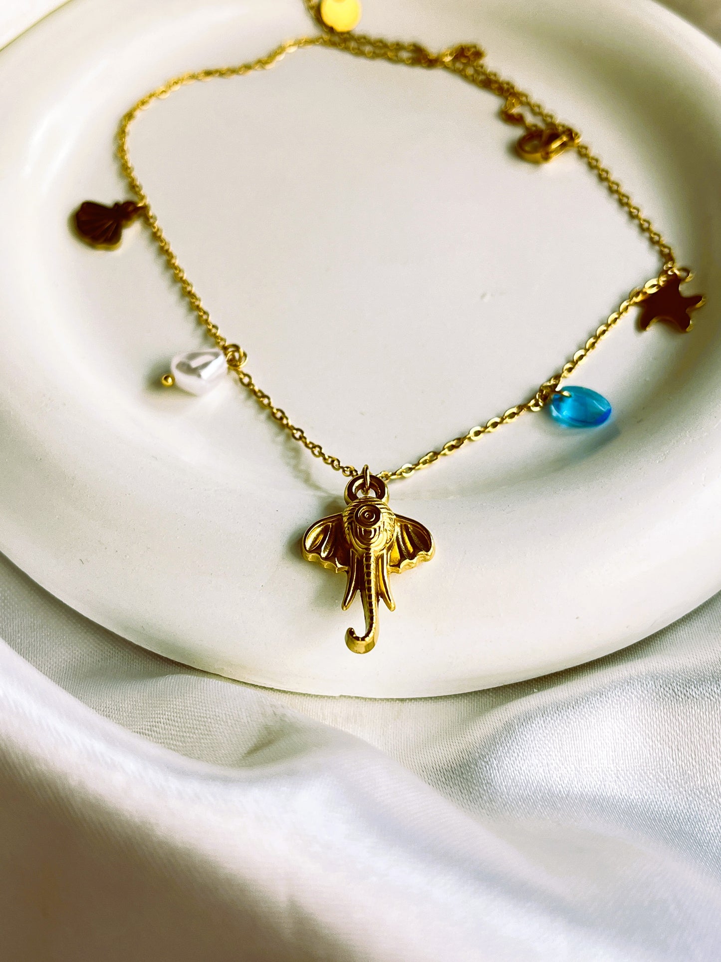 Elevara 18K Gold Plated Necklace