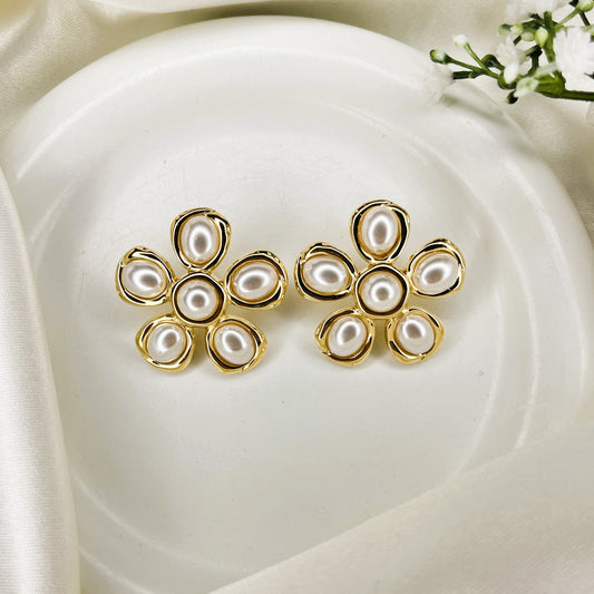 Pearl Petals Earrings