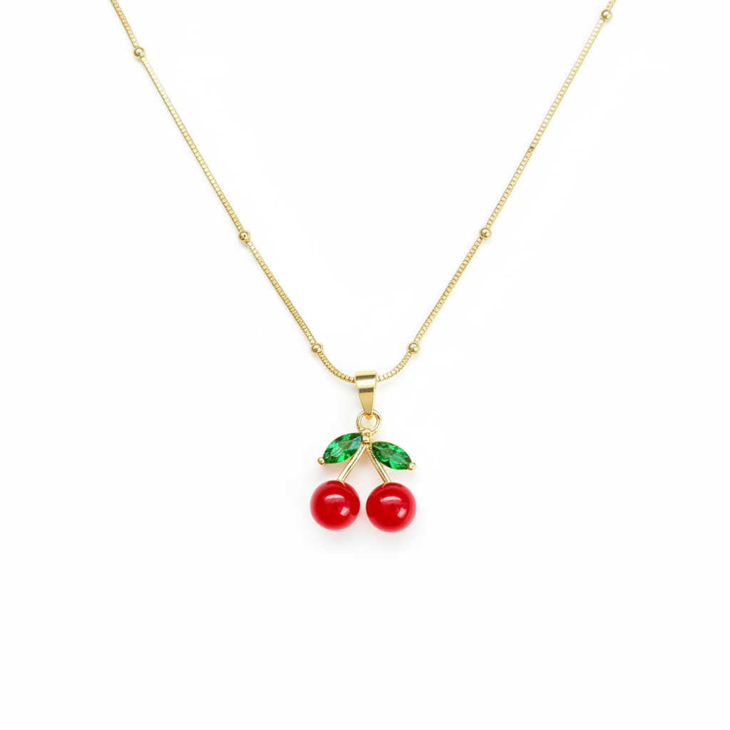 Cherry Blossom Dainty Necklace - 0.1
