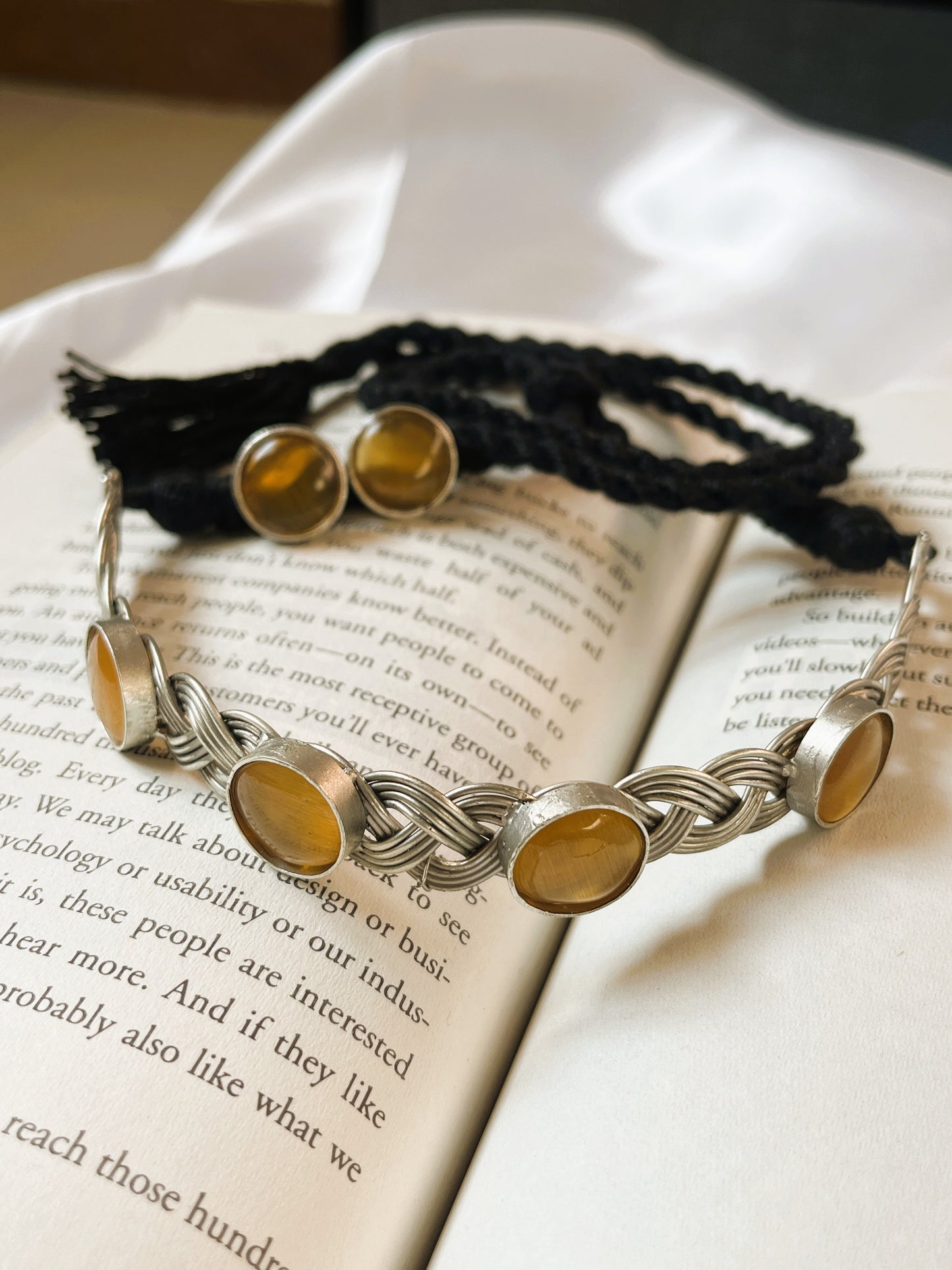 Suhani Yellow Choker Necklace Set